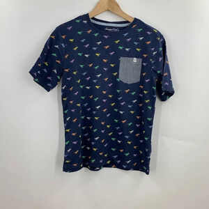 Sovereign Code Boys‎ Travis Dinosaur T-Rex Print Pocket Patch T-Shirt Size L NWT